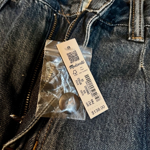 NWT Madewell Harlow Wide-Leg Jeans - Picture 6 of 6